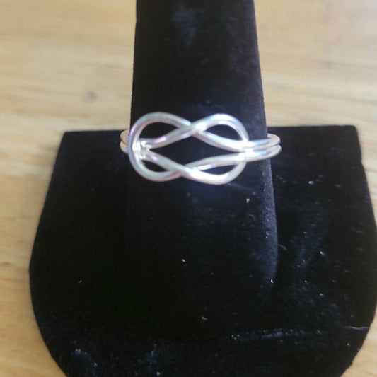 Unisex Double Love Knot Ring
