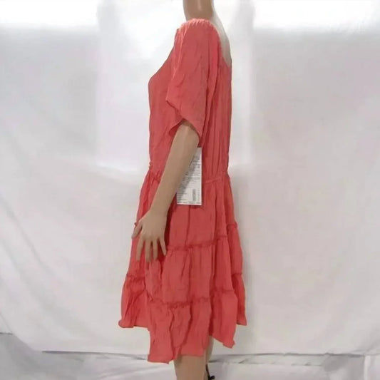 Lane Bryant - Women's Tiered Short Sleeve Dress - Rack Hunt