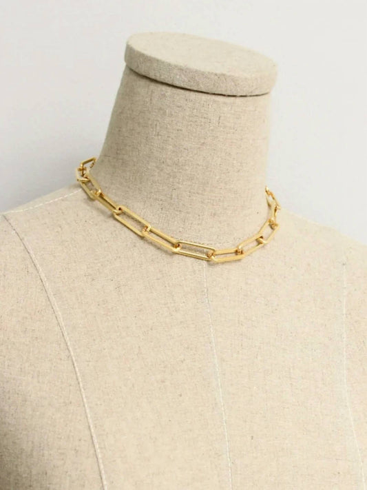 Women's Paperclip Chain Necklace