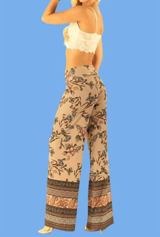 Poliana - Nastasha Floral Print Palazzo Pants - Rack Hunt -