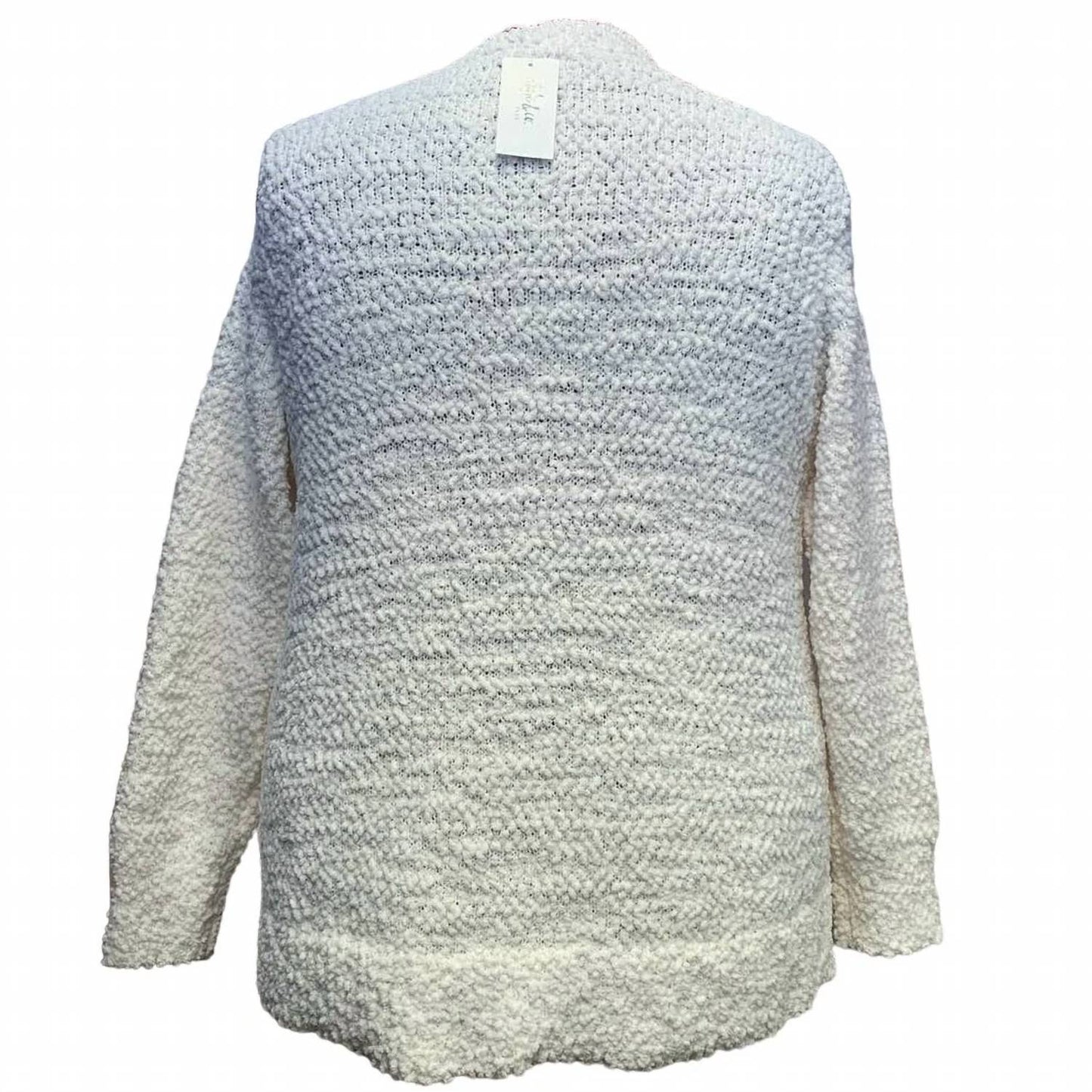 Women's Popcorn Boucle Fuzzy Sweater - Plus