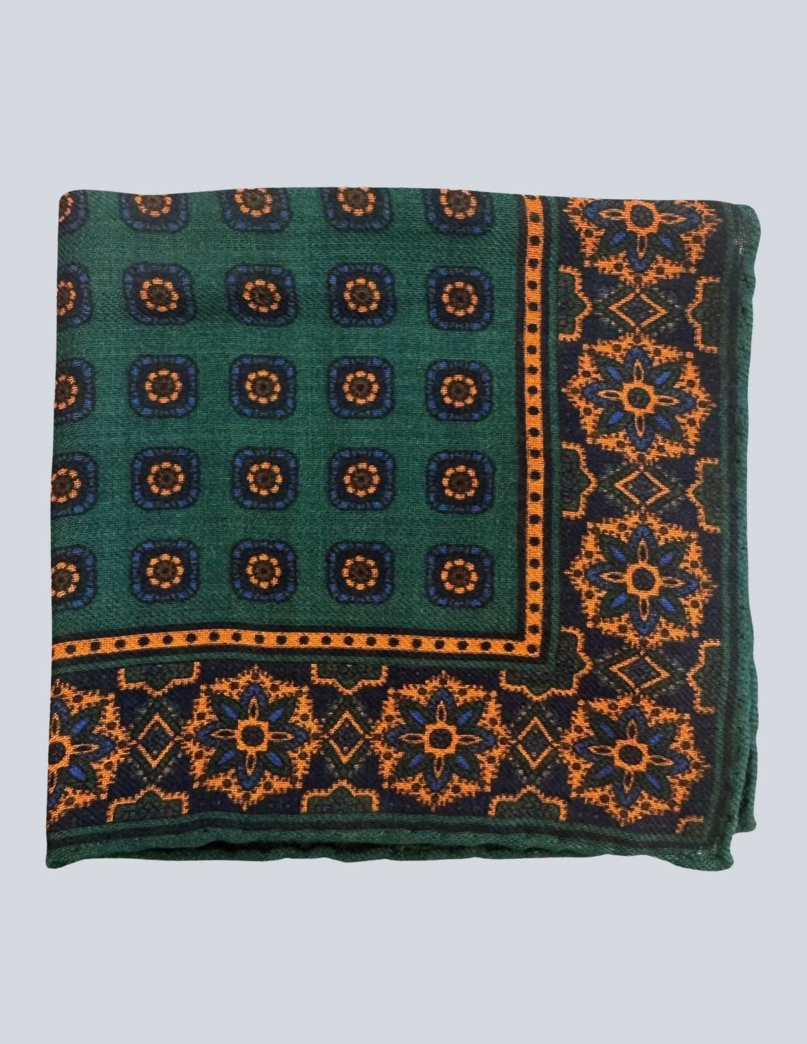 Men's Geometric Print Pocket Square