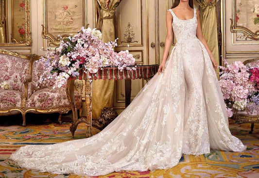 Demetrios - Ada Sheath Square Neckline Dress - Rack Hunt