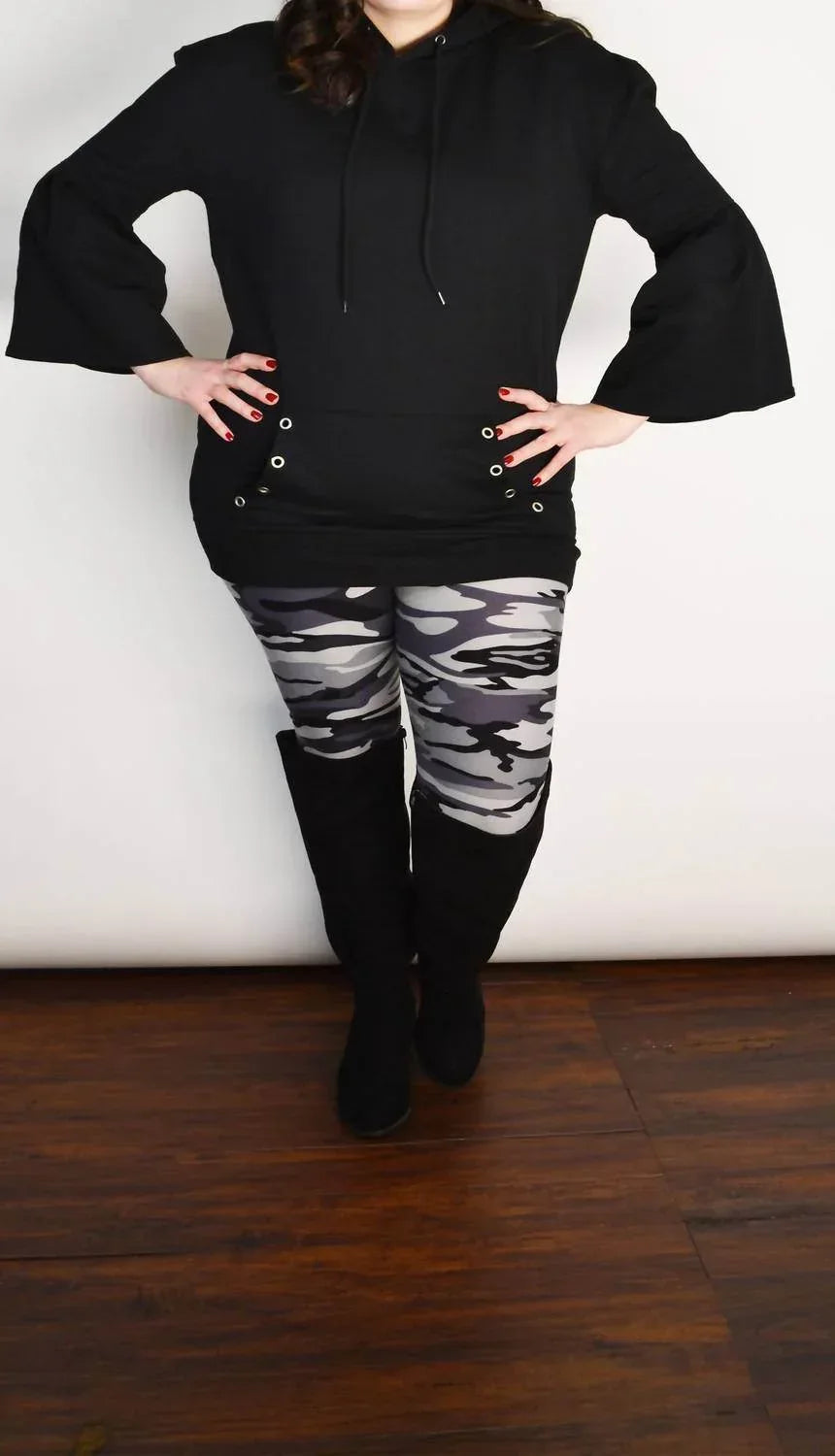 Tough Luv - Bell Sleeve Hoodie - Rack Hunt