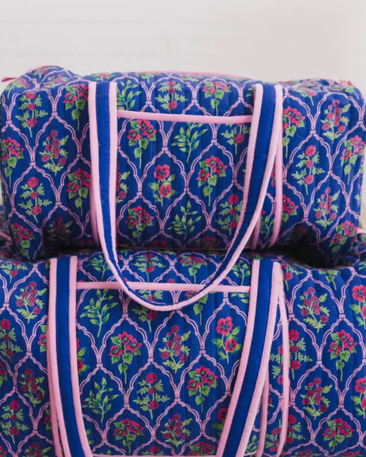 Women's Large Quilted Duffle Bag