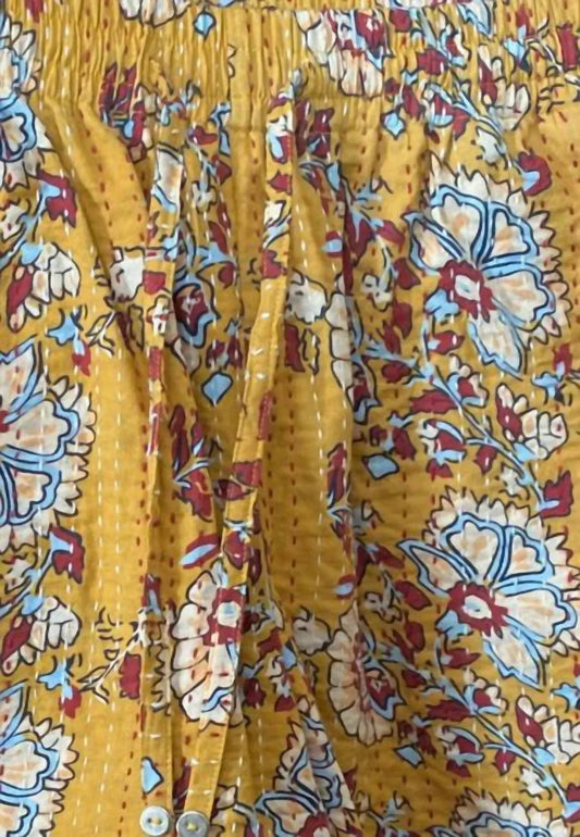 Harago - Women's Kantha Quilted Shorts - Rack Hunt