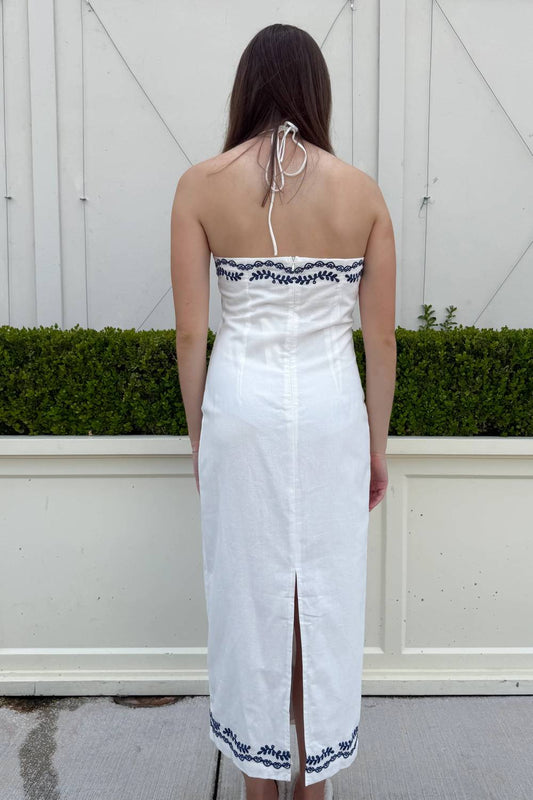 Santorini Summer Maxi Dress
