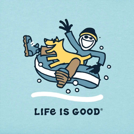Kids Jake And Rocket Snowtube Long Sleeve Crusher Tee