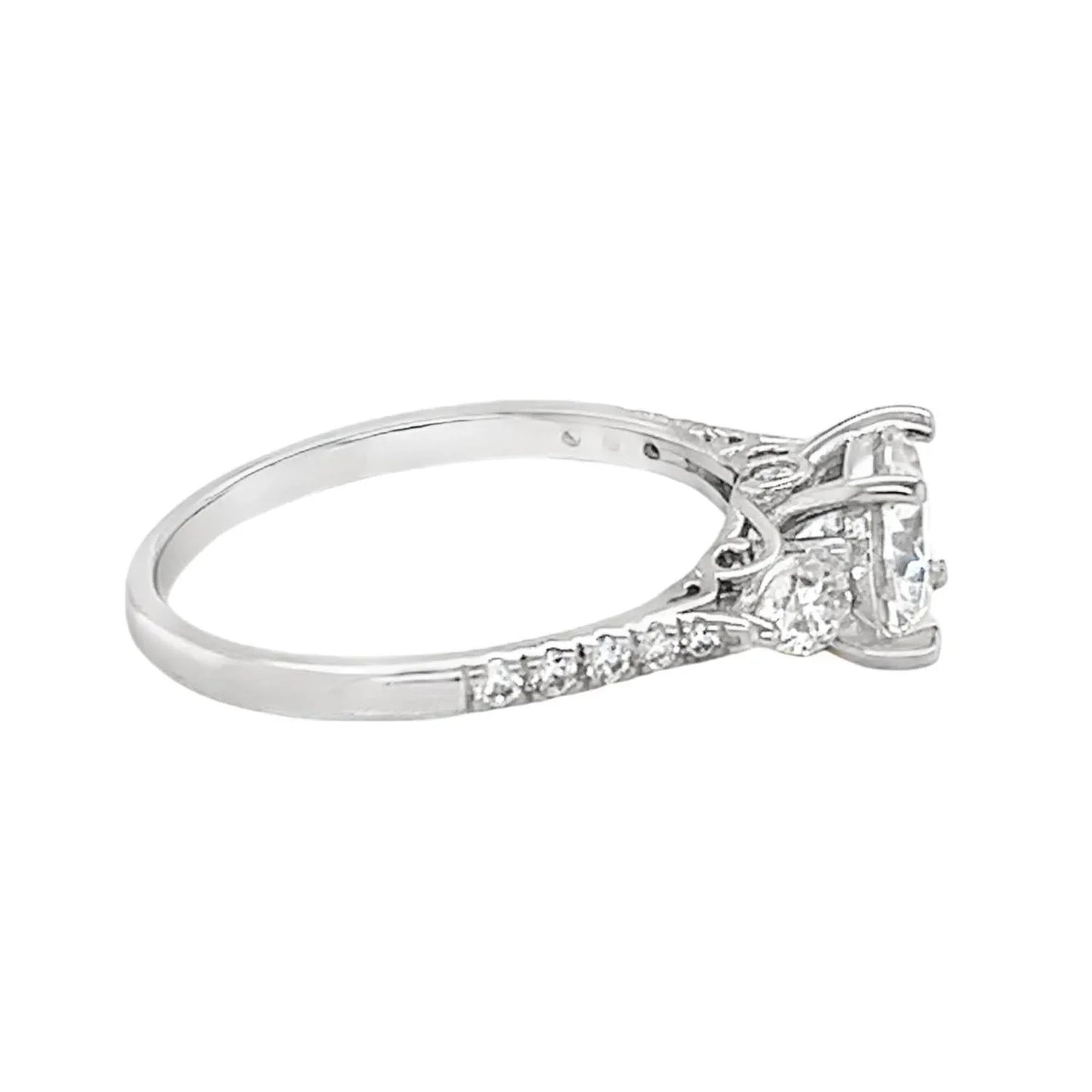 Allyanna Gifts - Women's Round Moissanite Cluster Ring - Rack Hunt