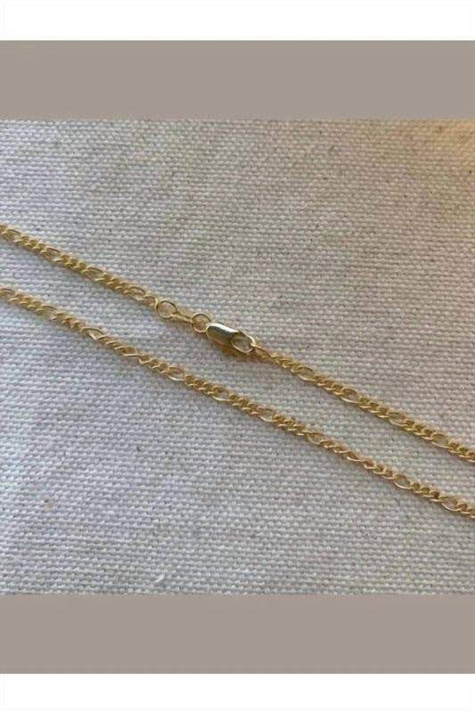 Women's Rounded Figaro Chain Bracelet