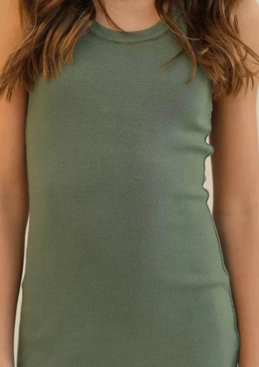 Kaveah - Girl's Ribbed Tank Dress - Rack Hunt