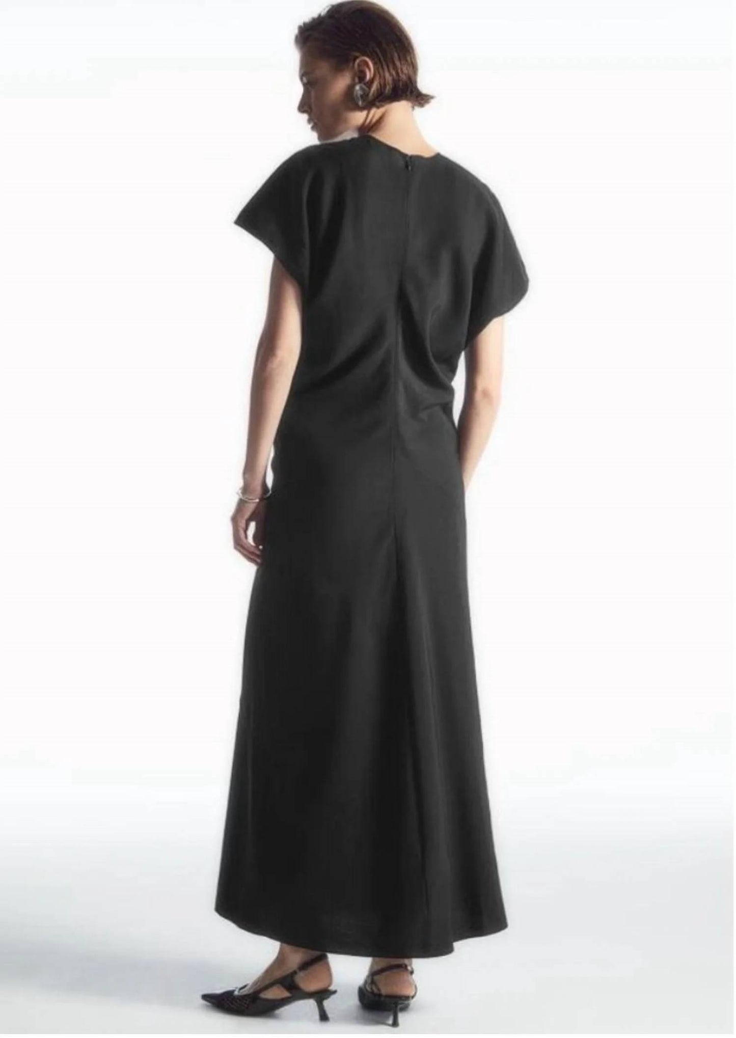 Spiral Seam Maxi Dress