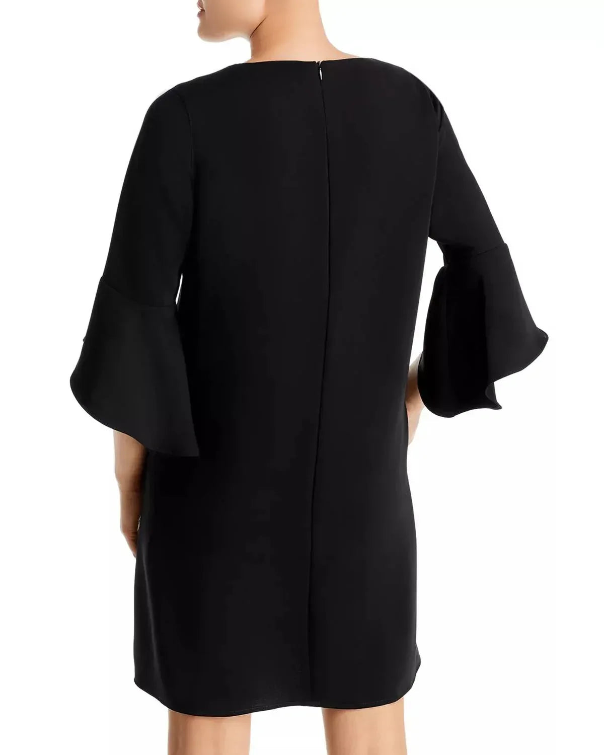 CAROLINE ROSE - Julia Crepe Bell Sleeve Knee Length Dress - Rack Hunt