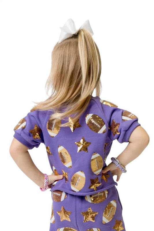 Girls Football Tee And Short Set
