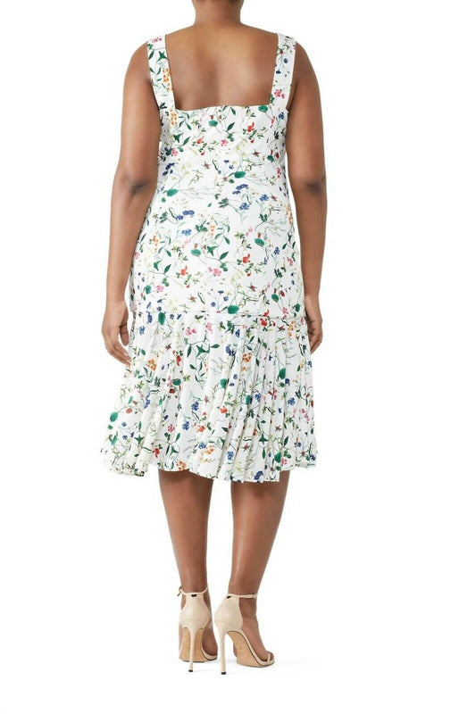 ALEXIA ADMOR - Floral Ruffle Flutter High Low Hem Strappy Dress - Rack Hunt