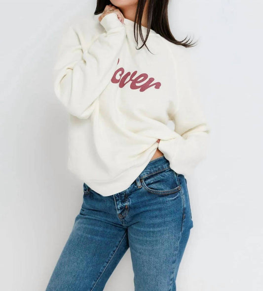 Lover Raglan Crew Sweatshirt