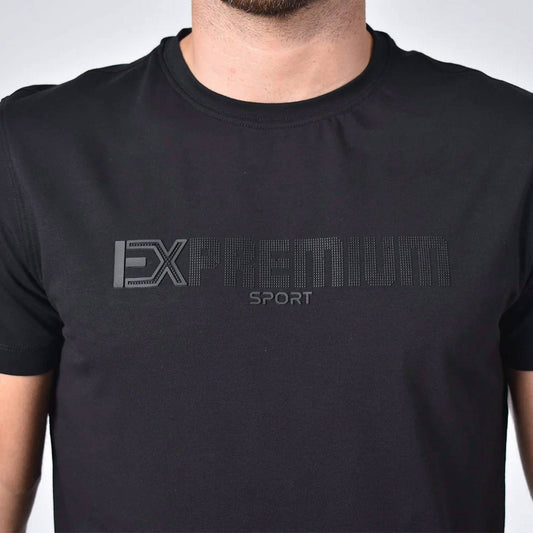 Crew Neck With Silicone Logo T-Shirt