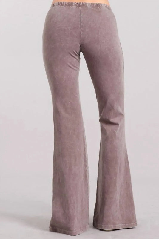 Chatoyant - Mineral Wash Bell Bottom Soft Pants - Rack Hunt