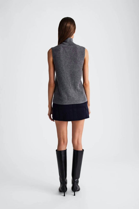 IN/ONE - Nola Cashmere Sleeveless Turtleneck - Rack Hunt -