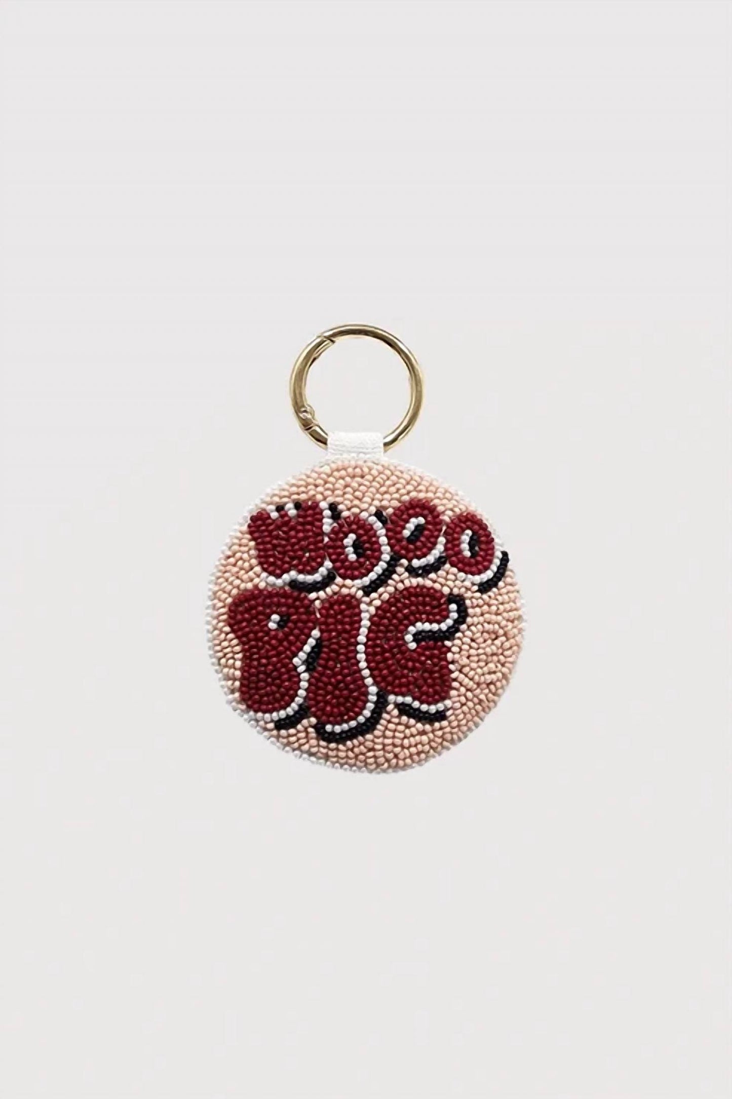 Women's Arkansas Razorbacks Beaded Keychain
