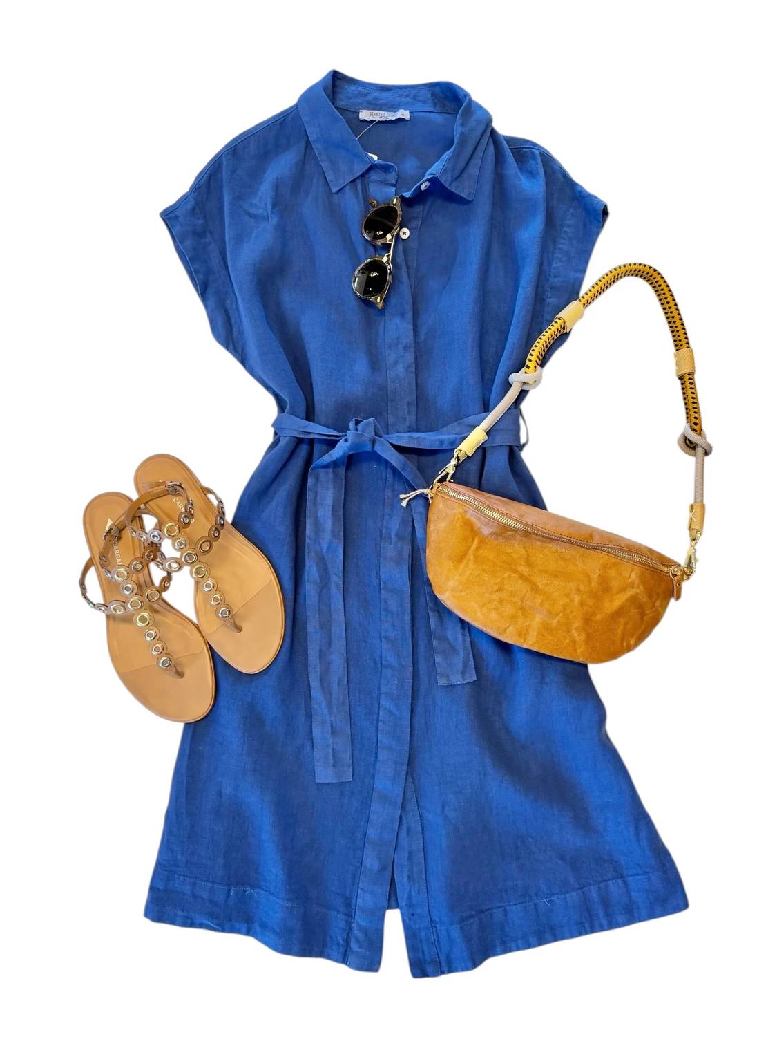 Women's Short Linen Mini Dress