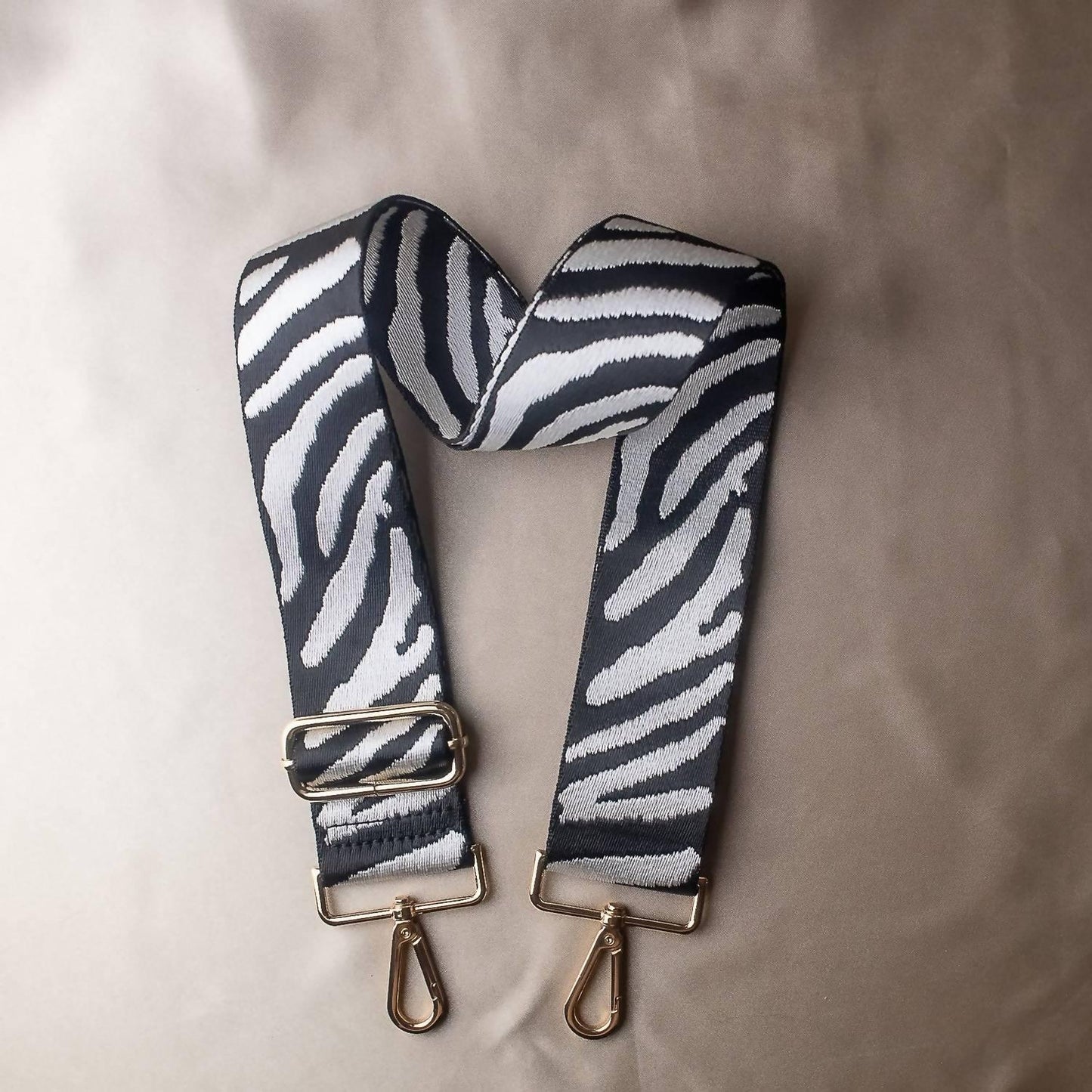 Lauren Lane - Women's Tiger Striped Detachable Adjustable Crossbody Purse Bag Strap - alternate view - Rack Hunt