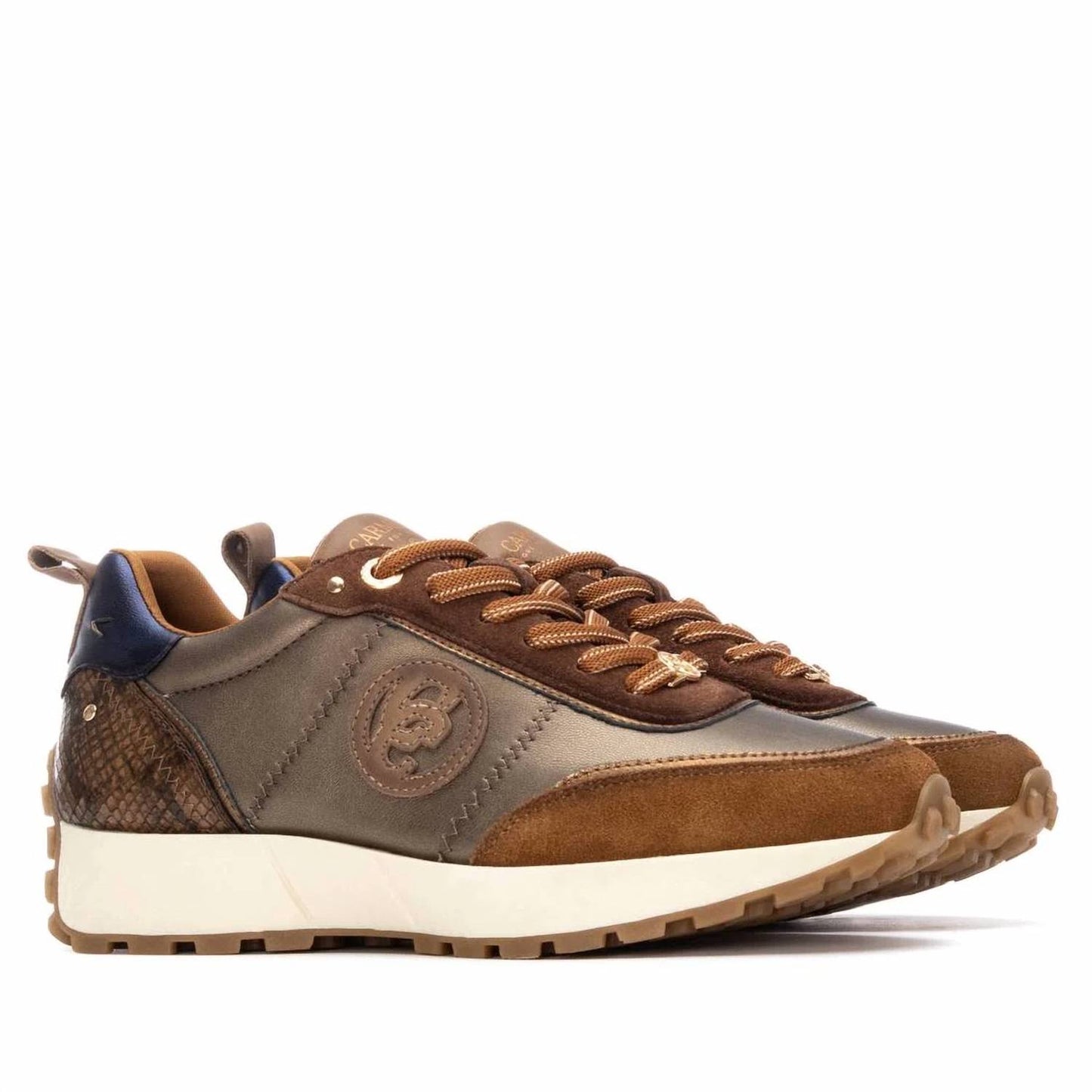 Women's Leather Lace-up Sneakers