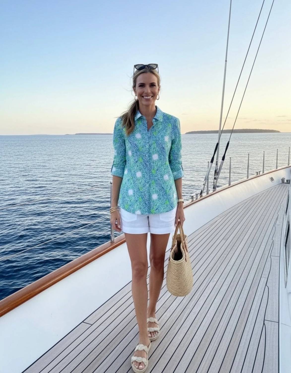 Nancy Three Quarter Sleeve Shirt