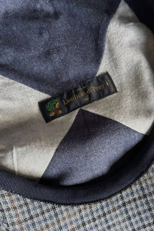 Men's Ivy Modern lanificio Di Pray Silk And Wool Check Srchive Line Cap