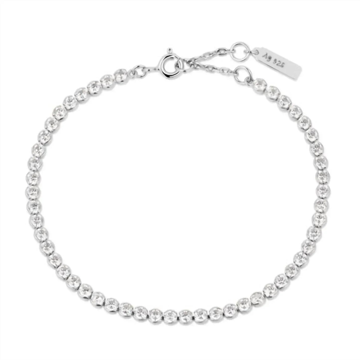 Ania Haie - Women's Row Bezel Set Bracelet - Rack Hunt