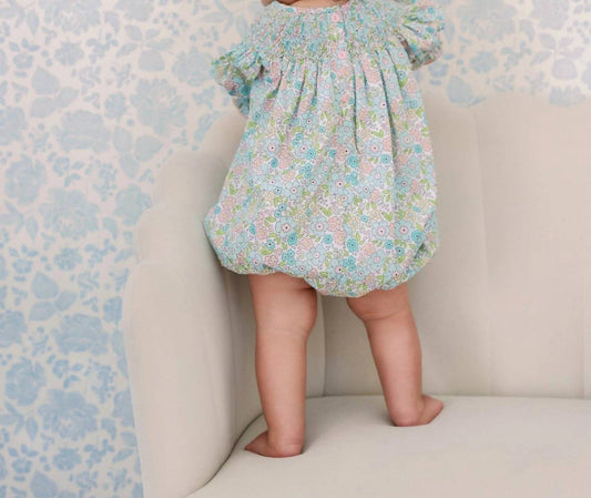 Kids Polly Bunny Smocked Bubble
