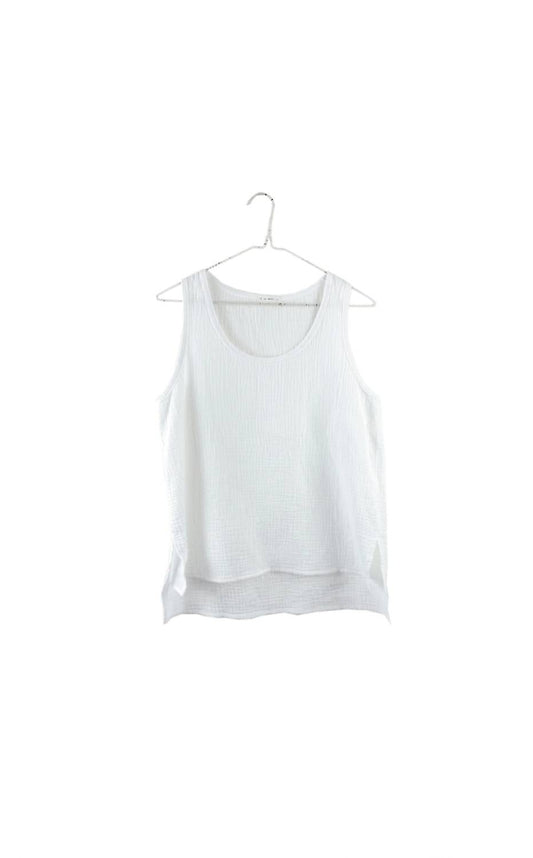 Organic Sleeveless Gauze Top