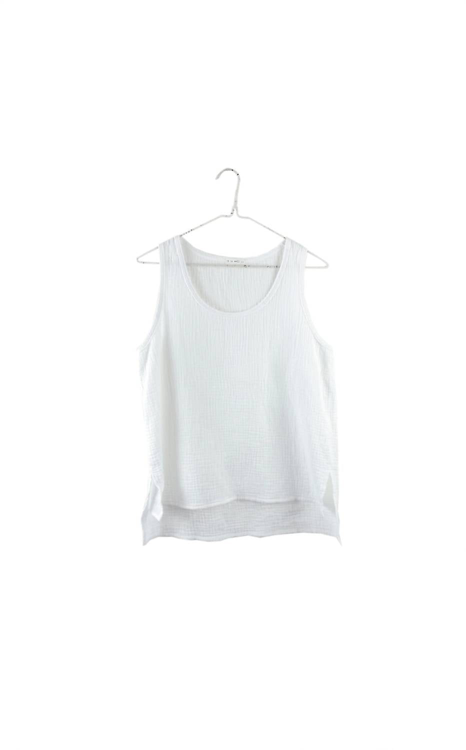 Organic Sleeveless Gauze Top