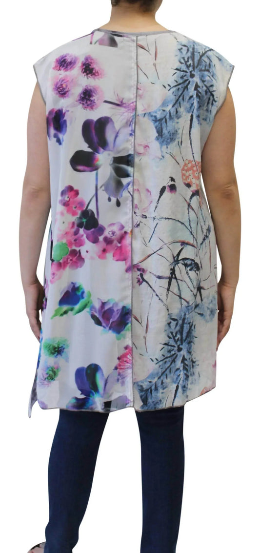 LV Collection - Flower Sleeveless Patchwork Top - Rack Hunt