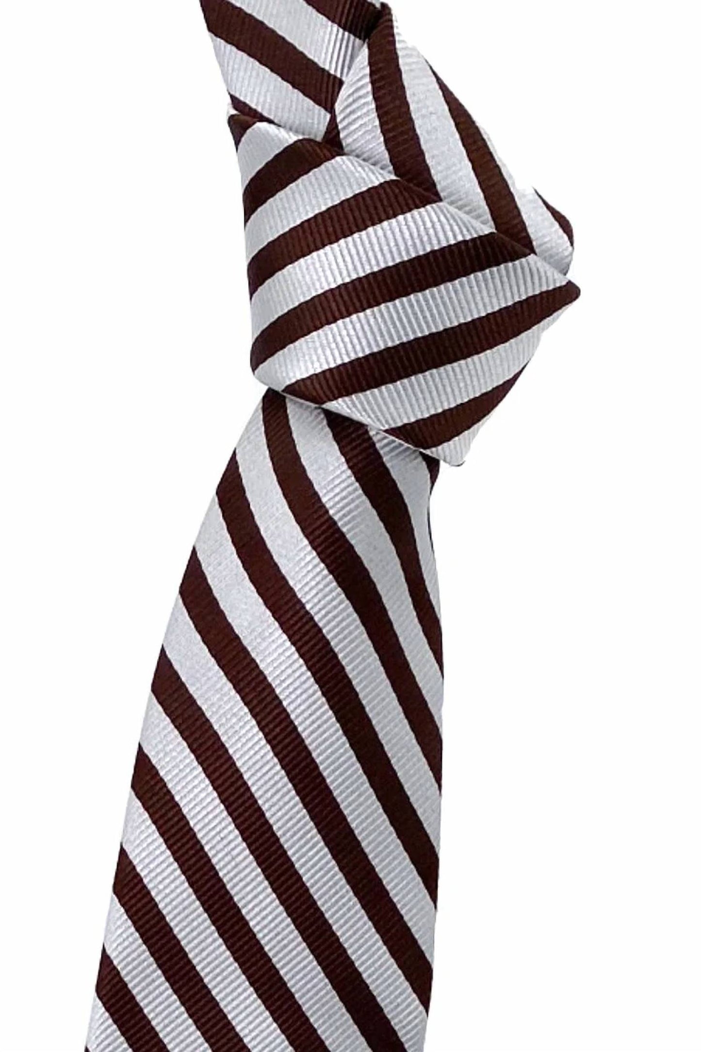 Men's Cricket Stripe Self-lined Woven Silk Tie