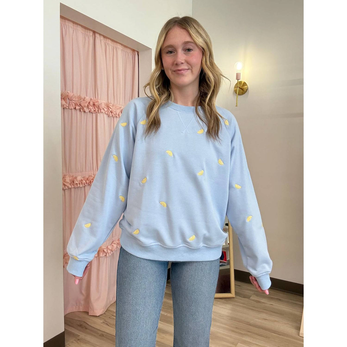 Women's Lemon Drop Crewneck Top