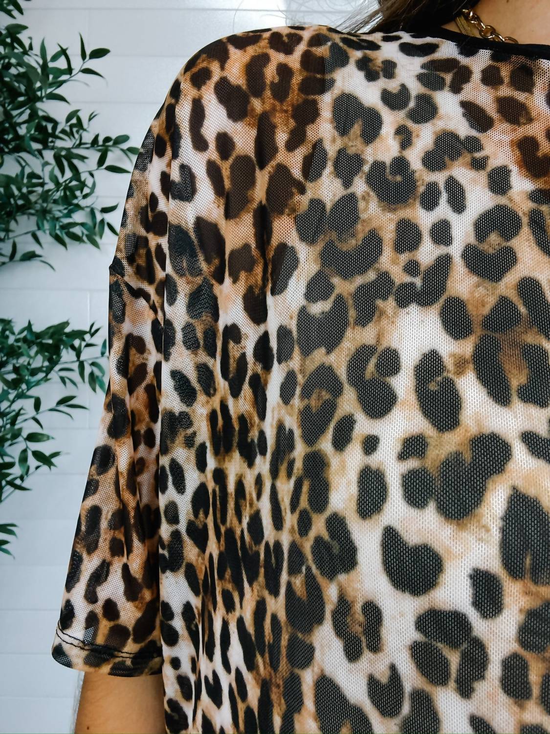 Short Sleeve Mesh Top