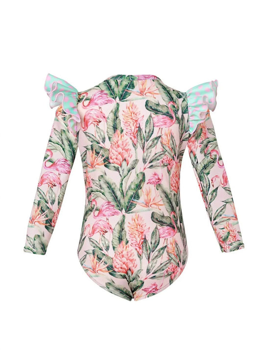 Lia Sahara - Girl's Zipper Long Sleeve One Piece - Rack Hunt