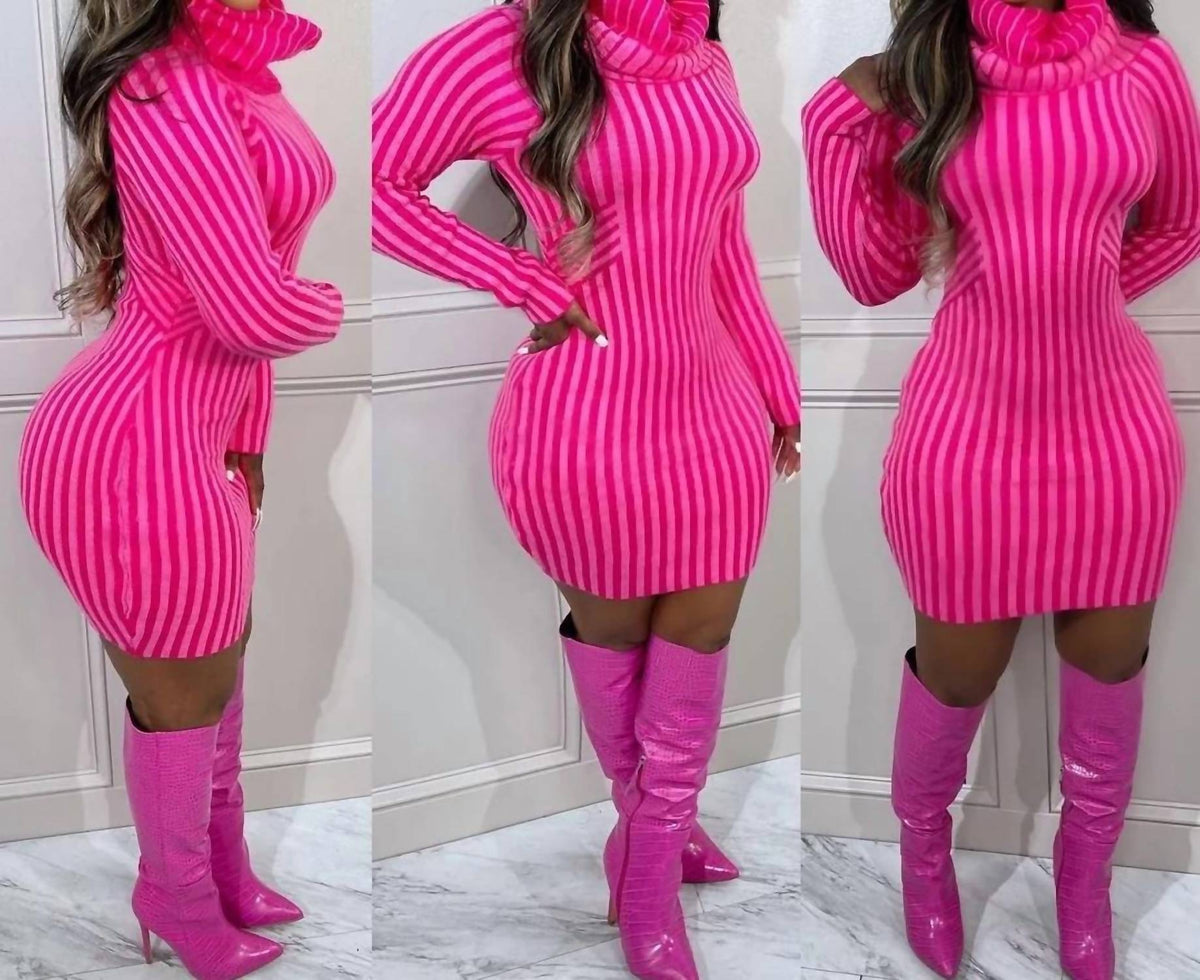 Strike A Pose Sweater Dress
