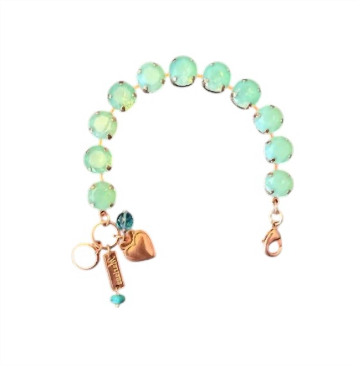 Women's Aqua Crystal Bracelet