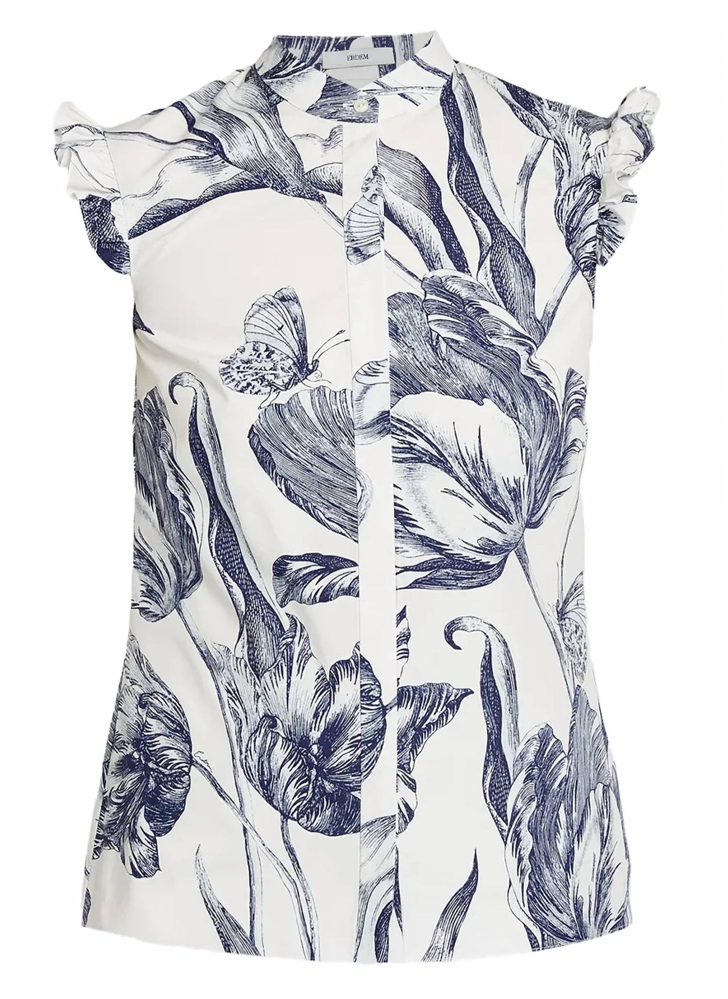 Floral Print Sleeveless Top