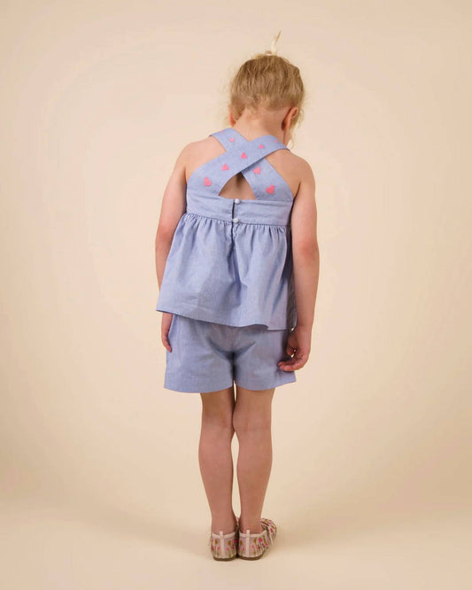 Roman Chambray Shorts