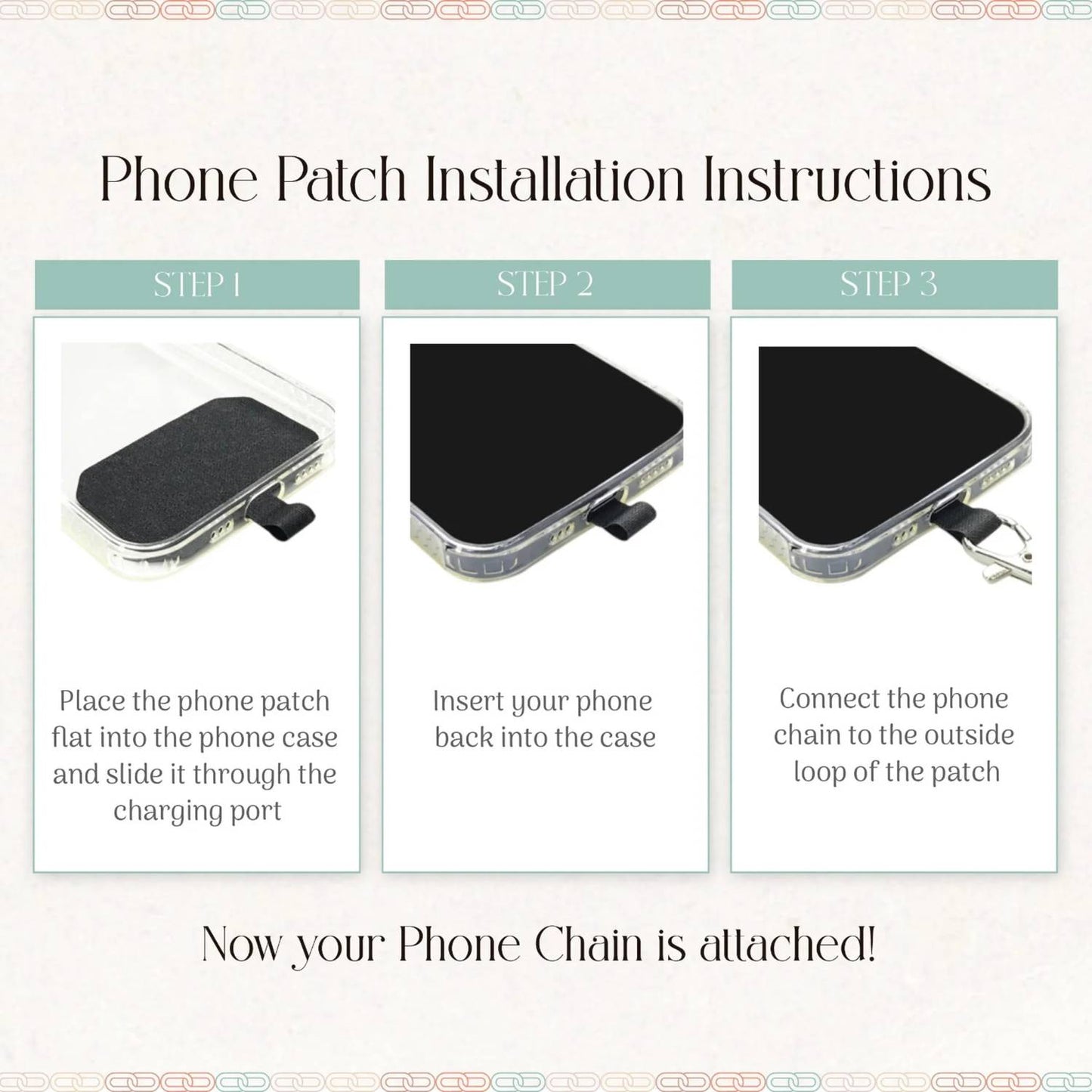 Woven Chain On Phone Wristlet