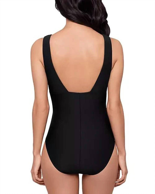 Solid Darly Fitted One Piece Swimsuit