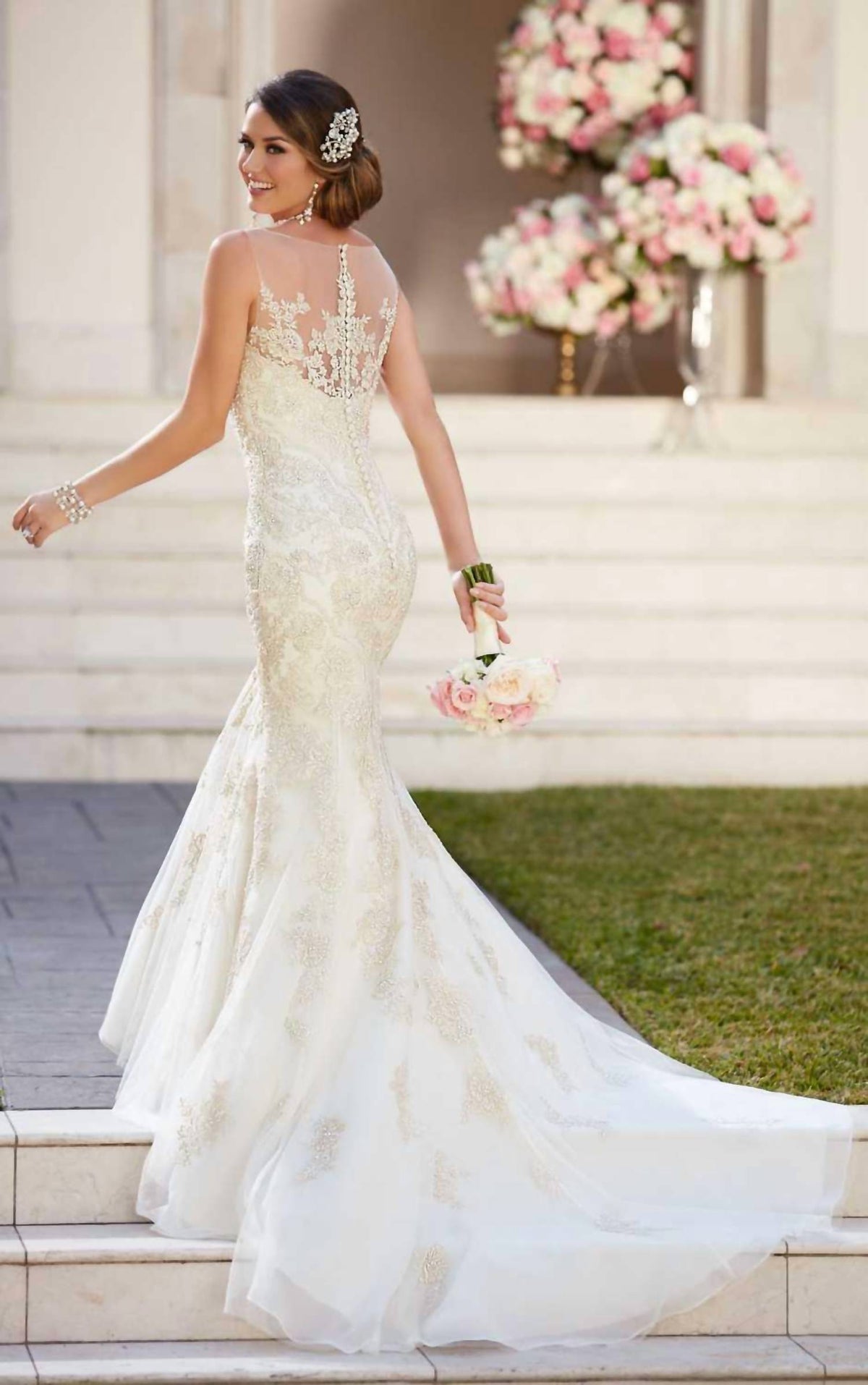 Fit-and-flare Wedding Dress