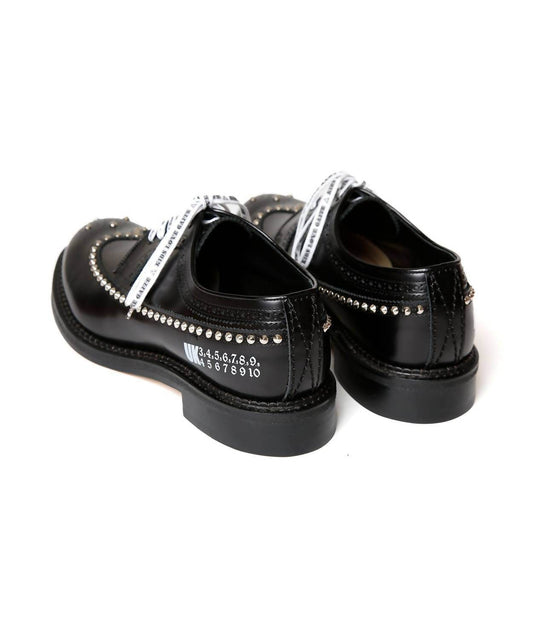 Kids Love Gaite - Men's Studded Wingtip Lace Up Shoes - Rack Hunt -