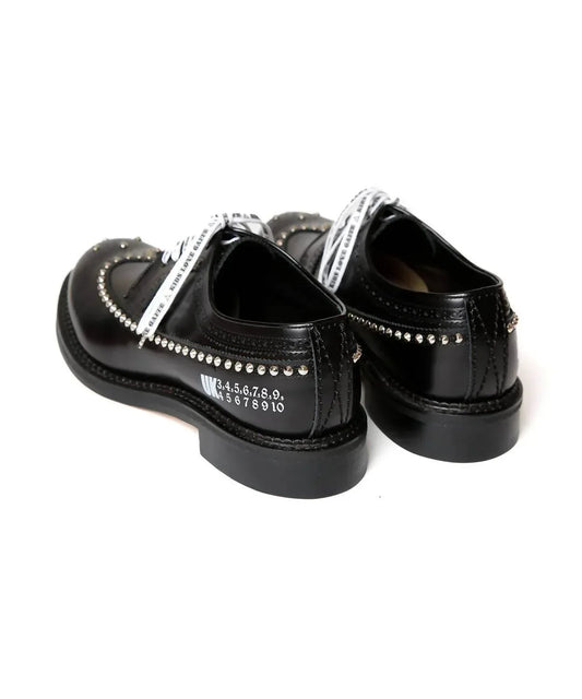 Kids Love Gaite - Men's Studded Wingtip Lace Up Shoes - Rack Hunt