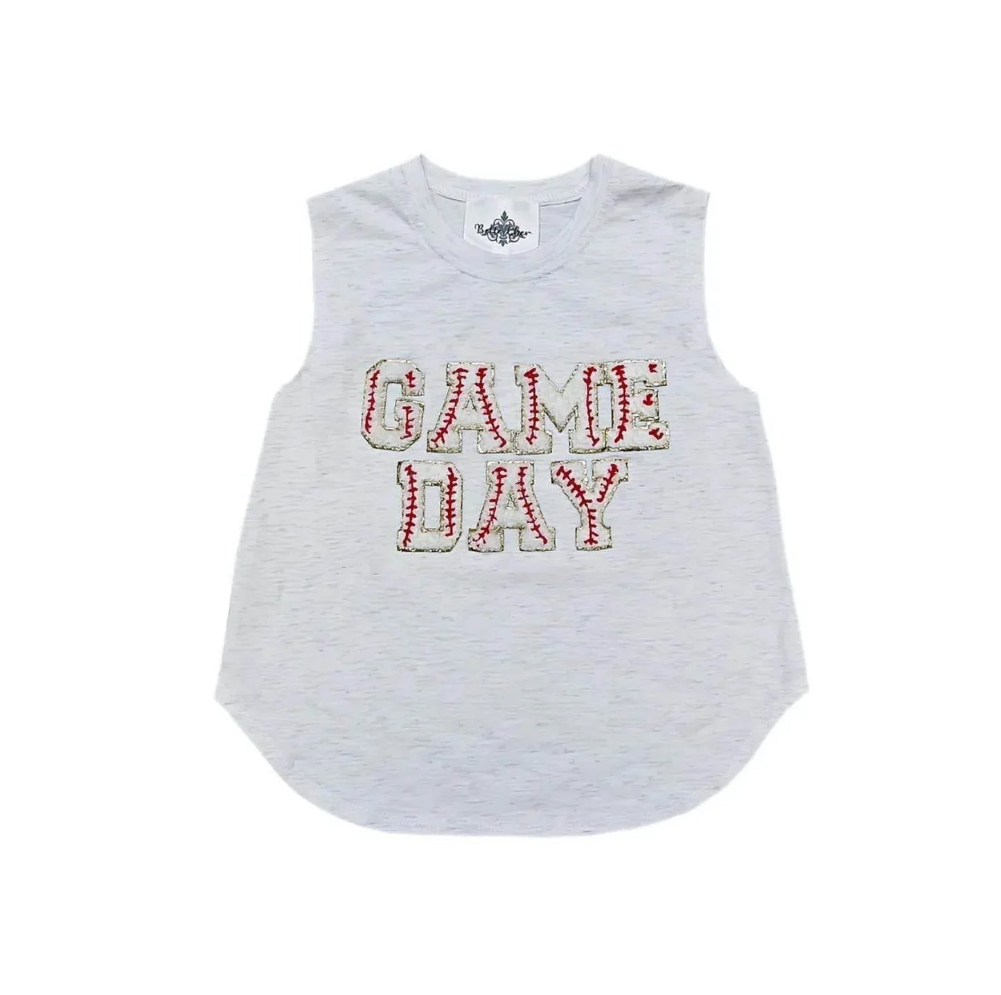 Belle Cher - Kid's Game Day Sequined Chenille Tank Top - Rack Hunt