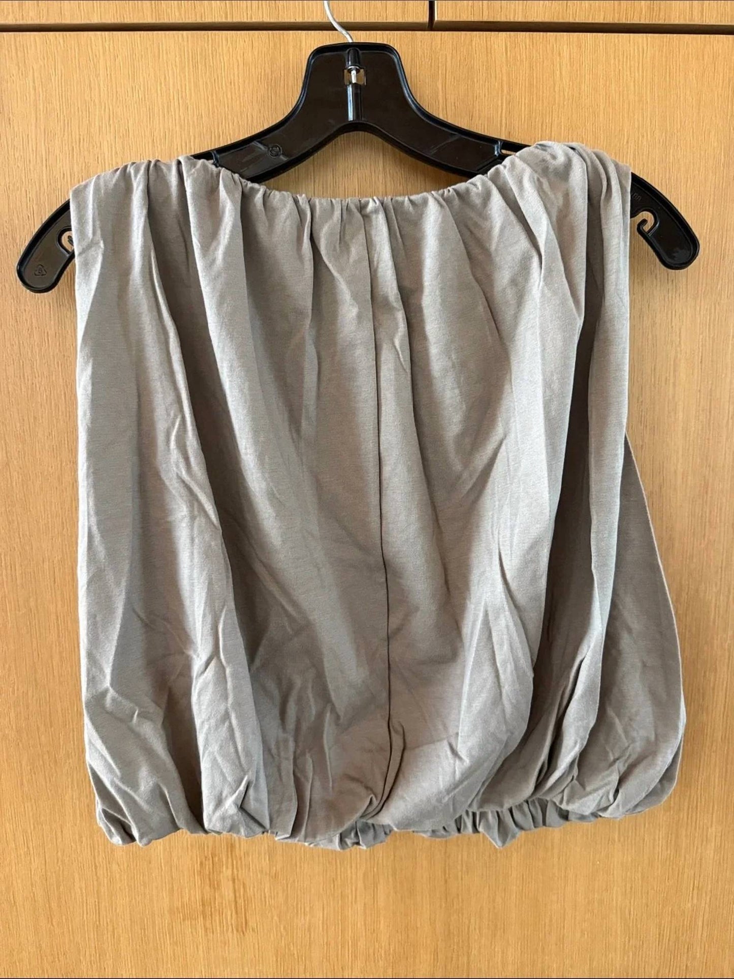 Ruched Bubble Hem Tank Top
