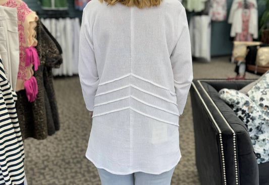 Pintuck Detail Top